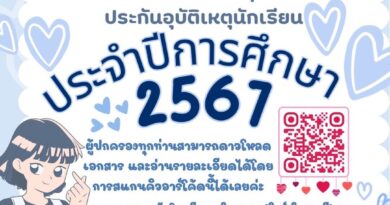 รายละเอียดความคุ้มครองประกันอุบัติเหตุนักเรียน ปีการศึกษา 2567