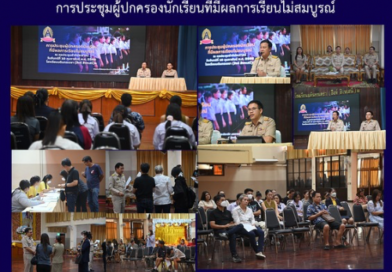 การประชุมผู้ปกครองนักเรียนที่มีผลการเรียนไม่สมบูรณ์